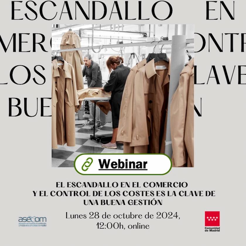 Escandallo en el comercio webinar