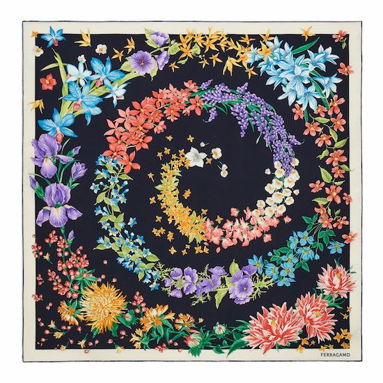 “Floating Silk Garden” de Ferragamo