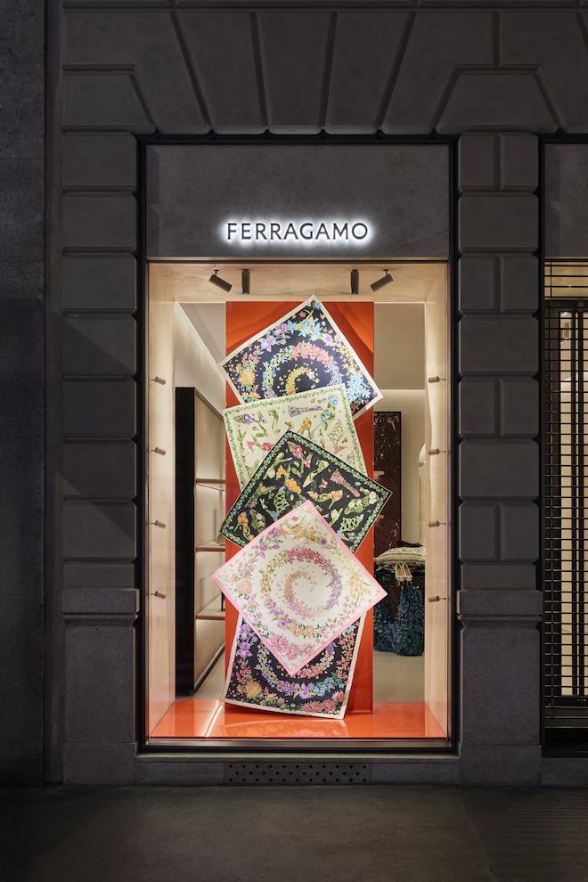 “Floating Silk Garden” de Ferragamo