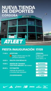 Atleet inaugura hoy su flagship en Córdoba