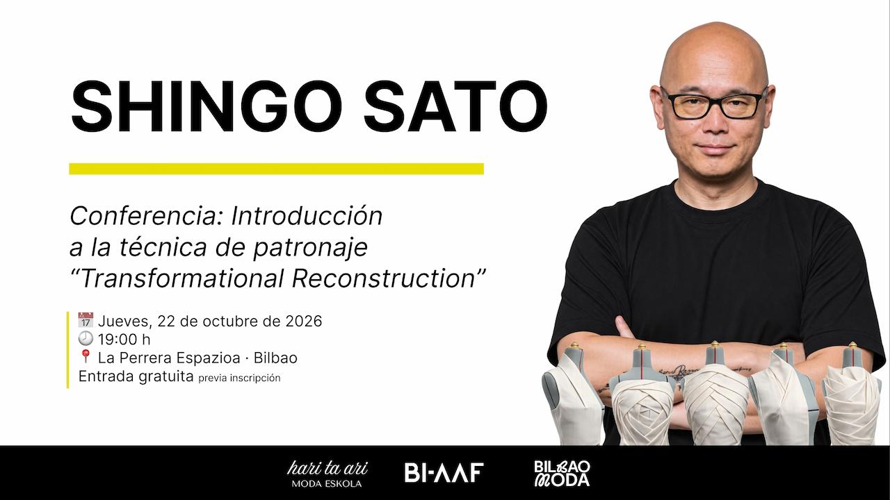 Conferencia del patronista Shingo Sato en Bilbao
